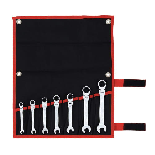 TONE Oscillating ratchet box wrench set RMF700 Black Contents: 7 items