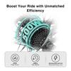 26'' 500W Electric Mountain Bike, 48V 12.5Ah Removable Battery 21 Speed Adult Electric Bicycle, Lock Suspension All Terrain E-Bike with Rear Rack