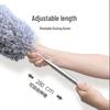Retractable Chicken Feather Duster with Bendable Long Handle for Car and Home Cleaning