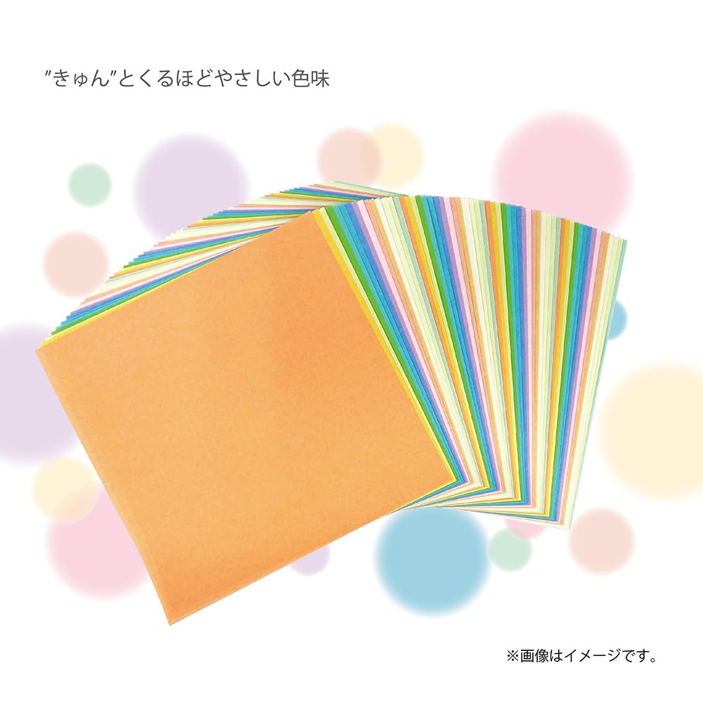 Ehime Paper Origami Pastel 60 Co., Ltd. Colors, 15cm, Sheets, 10-Pack PAS-2215