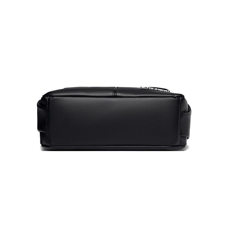 Middle-Aged Mother Bag Multi-Layer Women's Bag PU Shoulder Bag Large Capacity Lightweight Crossbody Bag