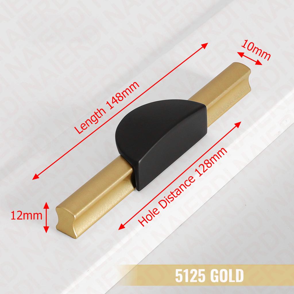 NAIERDI Gold Kitchen Cabinet Handles 800-1000mm Black Cupboard Door Pulls Drawer Knobs Bedroom Door Long Furniture Handle