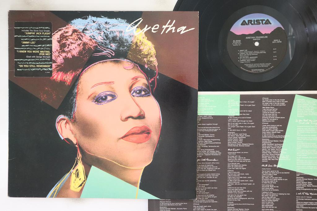 LP Record ARETHA FRANKLIN - Aretha AL8442 ARISTA 1986 US Soul/Funk Used