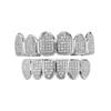 Hiphop Grillz Fashion Blue Body Jewelry Man Trendy Gold / Silver Copper With Zirconia Punk Dental Grillz