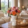 Nordic Style Bow Bouquet Shaped Vase White Desktop Ornament  Desktop Decoration