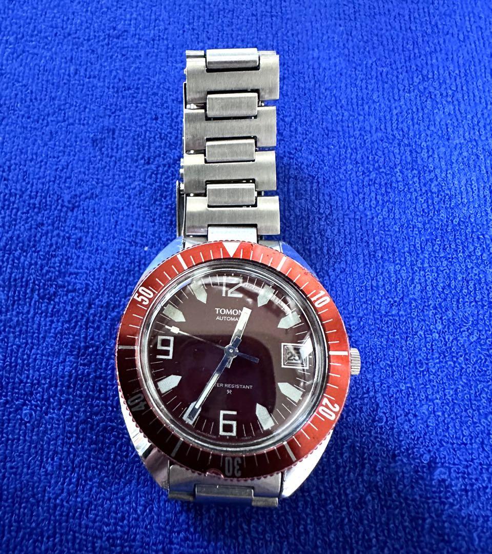 

[USED] Seiko Tomony Diver 5001-7020 Red Bezel Fully Original