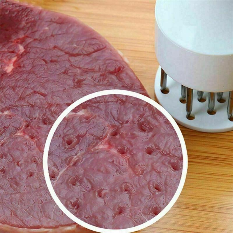 1 PC Stainless Steel Meat Tenderizer, 2025 New Stainless Steel Meat Tenderizer Needle 21 Pin Steak BBQ Kitchen Cooking Tool