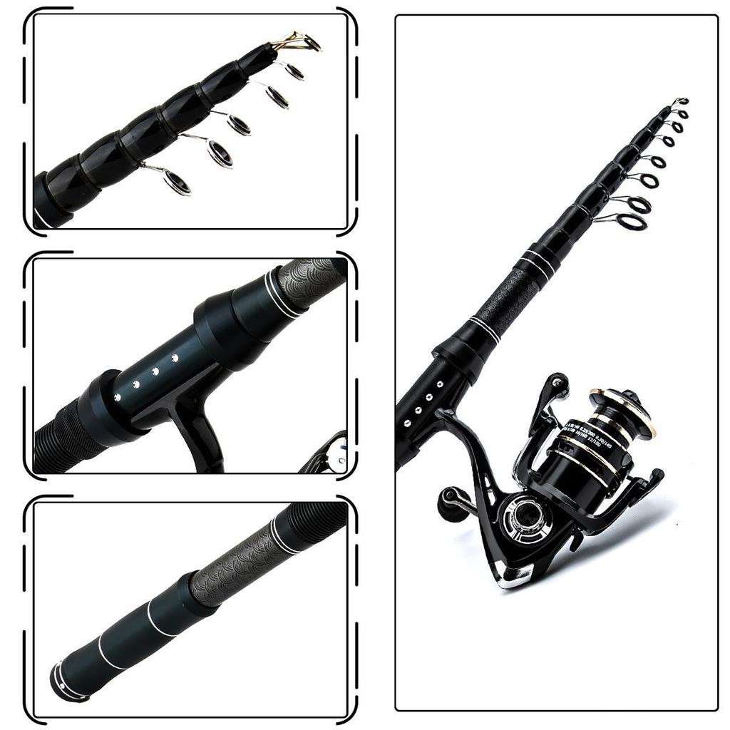 Carbon Sea Fishing Rod Set for Long Cast and Boat Fishing