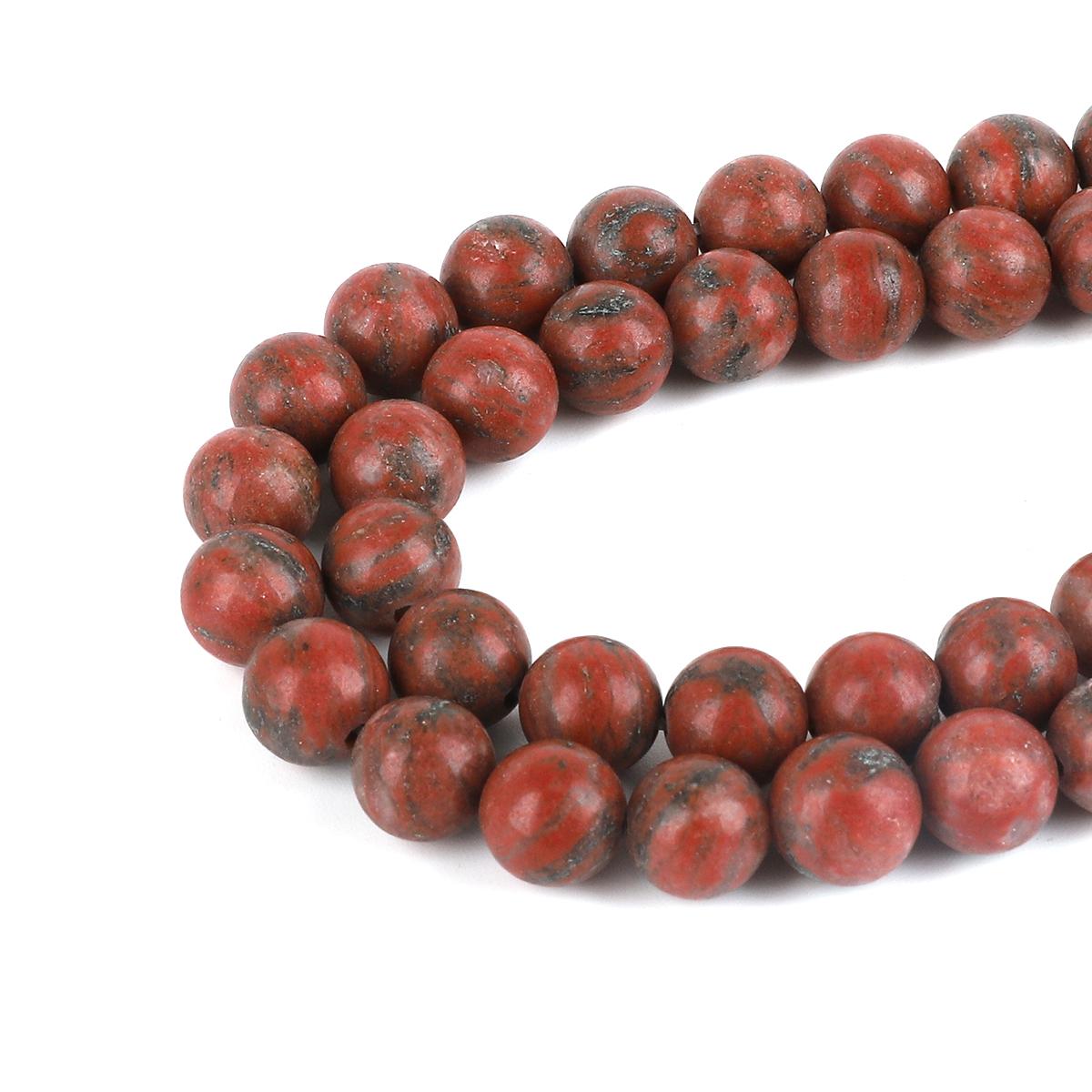 

Бусины из натурального камня круглые бусины для изготовления украшений своими руками браслет ожерелье ножной браслет 4mm 93pcs рубиново-красный
