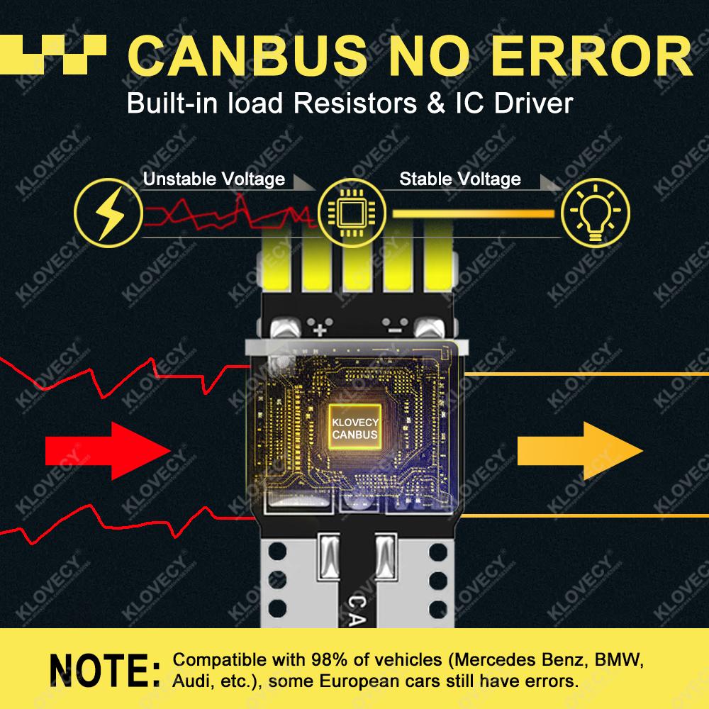 2-10 PCS Super Bright T10 W5W LED Bulbs Canbus 12V 24V 26SMD 6500K White Car Interior Dome Trunk License Plate Wedge Side Lights Bulbs 7