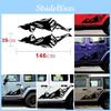 Sticker Car Snow Mountain Graphics Car Door Decals Outdoor Stickers For Jeep Suv
