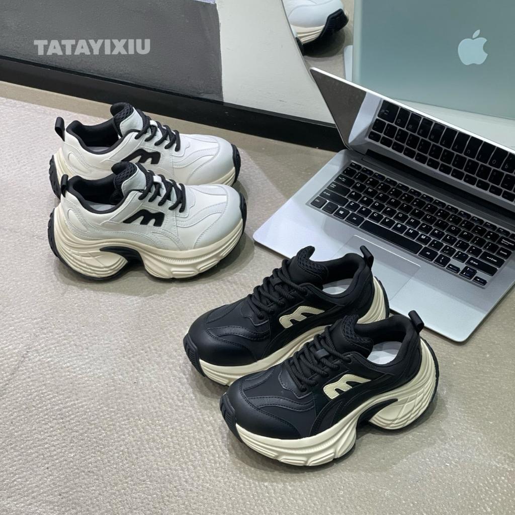 2025 autumn thick-soled heightening dad shoes women's versatile niche casual sports shoes ins show small feet and comfortable polishing