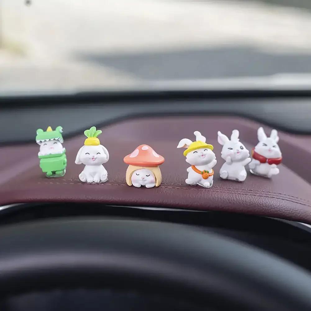 New Mini Tree Car Ornaments Center Console Decoration Car Mounted Plant Accessories Simulated Flower Decoration Cute Ornaments