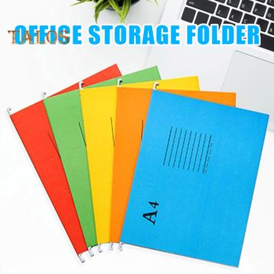 20Pcs Hanging File Folders Document Organizer with Tabs Easy Identification File Clip Board Assorted Color Document Organization Tool