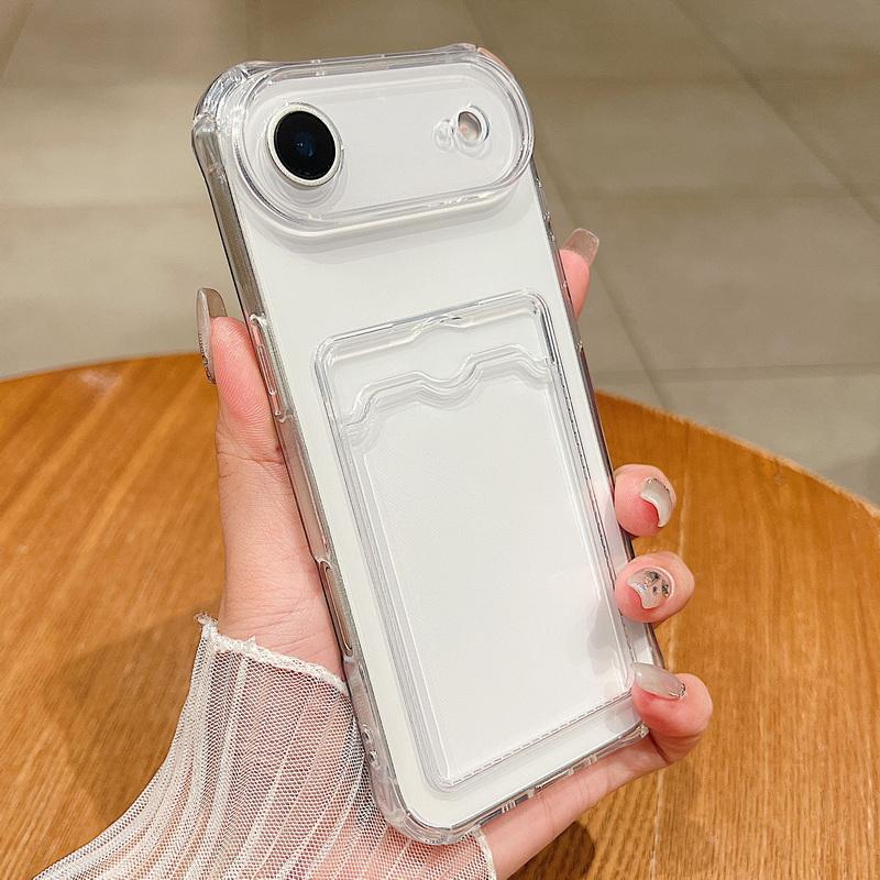 Video su Qual è Custodia per telefono trasparente chiara in TPU e PC di alta qualà, antiurto e antigraffio per iPhone 17 16 15 14 13 12 11 PRO Max