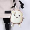 11cm Brot Plüschpuppe Süße Mini-Puppe Plüschtier Tasche Ornament Gefüllte Puppe Plüsch Anhänger Schlüsselanhänger Weihnachten Geburtstagsgeschenk