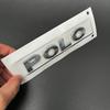 For VW Polo 1.4 1.6 Trunk Lettering Displacement Standard Rear Tail Mark Silver He4