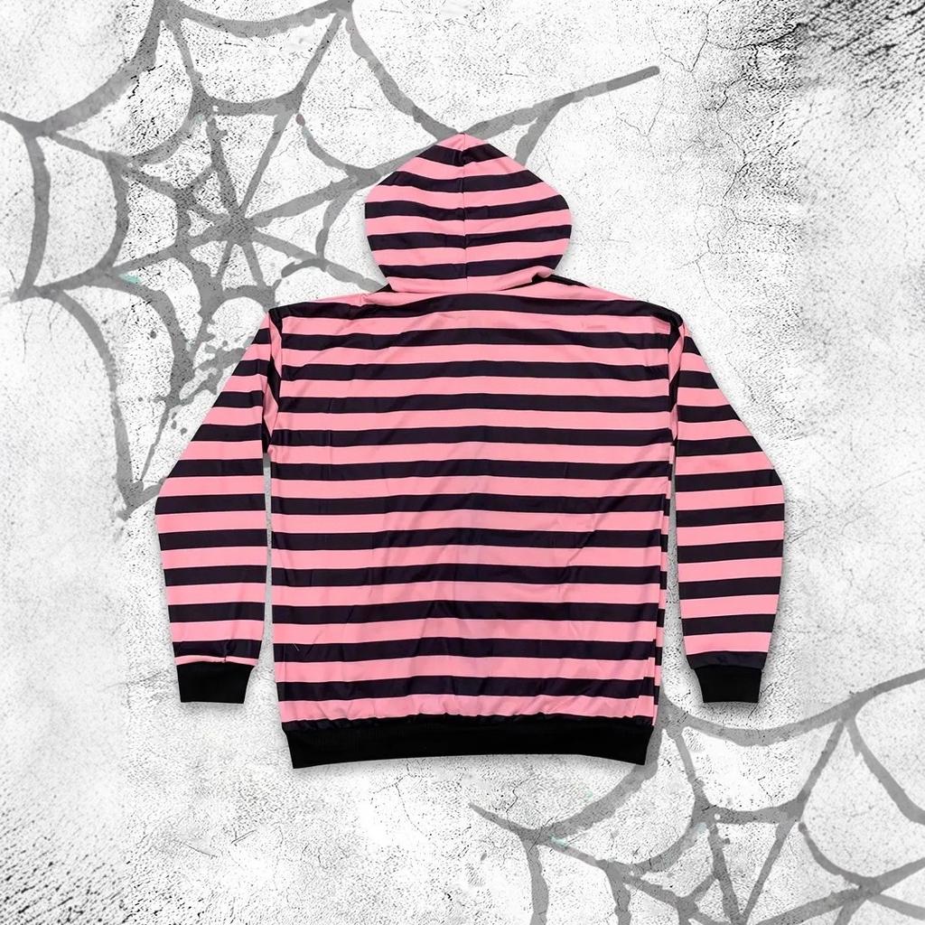 Pull gothique personnalité européenne et américaine automne et hiver sweat à capuche imprimé crâne veste tendance rue hommes et femmes