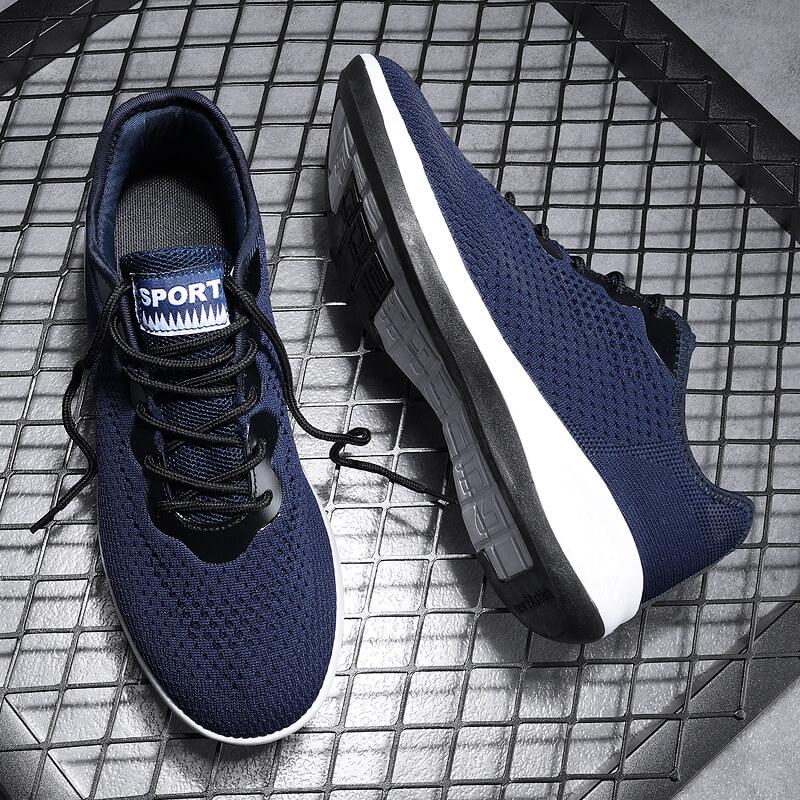 Outdoor Herren Freizeitsneaker Rutschfest Atmungsaktiv Herren Freizeitschuhe Leicht Weich Herren Wanderschuhe Mesh Ballerinas Große Größe