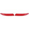 KIMISS Left & Right Rear Bumper Reflector, Car Red Bumper Reflector 63217158949 63217158950 Fit for E70 X5 2007-2013