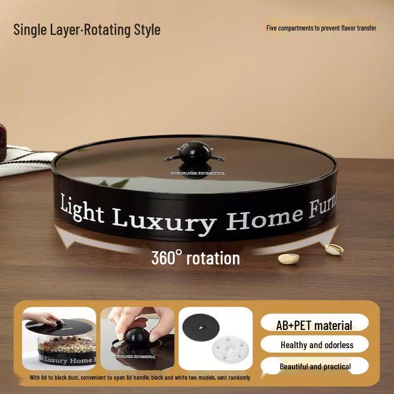 Rotatable Metal Dried Fruit Plate