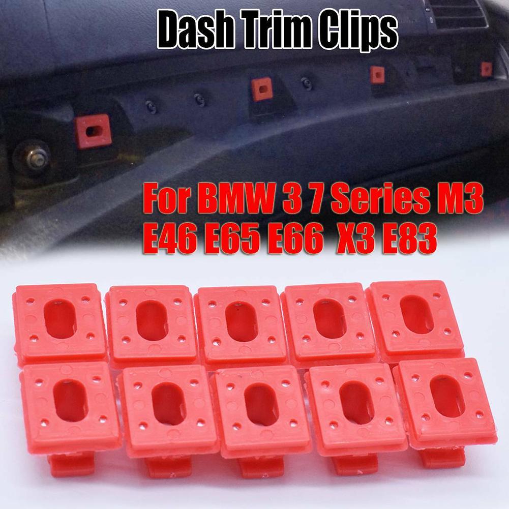 Dashboardl Fixing Clip Clip 10PC ABS Car Clip E46 For For BMW