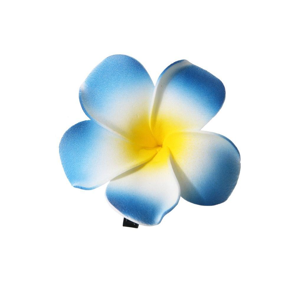 Plastic Gradient Flower Hairpins Mid Size Girls Duckbill Clip Cute Flower Hair Clip  Streetwear