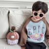Book bag 2025 new cute apple hard shell baby breast bag handsome boy light shoulder messenger bag