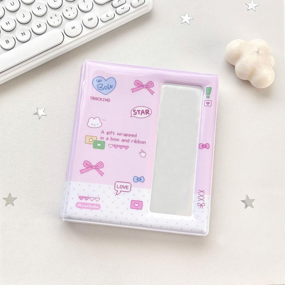 INS Držák na fotokarty s puntíky Kreslená série 60 kapes Sběratelská kniha na karty idolů Velkokapacitní fotoalbum