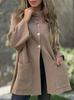 2025 European Autumn/Winter Women's Woolen Single-Breasted Cardigan Coat