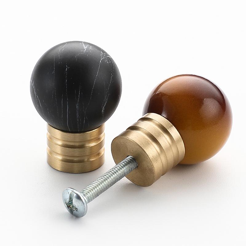 1pc Handles Drawer Cabinet Furniture Kitchen Handles for Cabinet Knob Door Drawer Furniture Kitchen Knob Brass Pattern Single