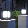 Thrisdar Aluminum Solar Pillar Light Outdoor Nordic Garden Villa Courtyard Coffee Bollard Light Fence Front Door Pillar Light