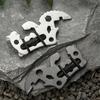 Stainless Steel Card Bottle Opener Multi-functional Portable Outdoor Camping Keychain Small Tool Household Combination Hardware