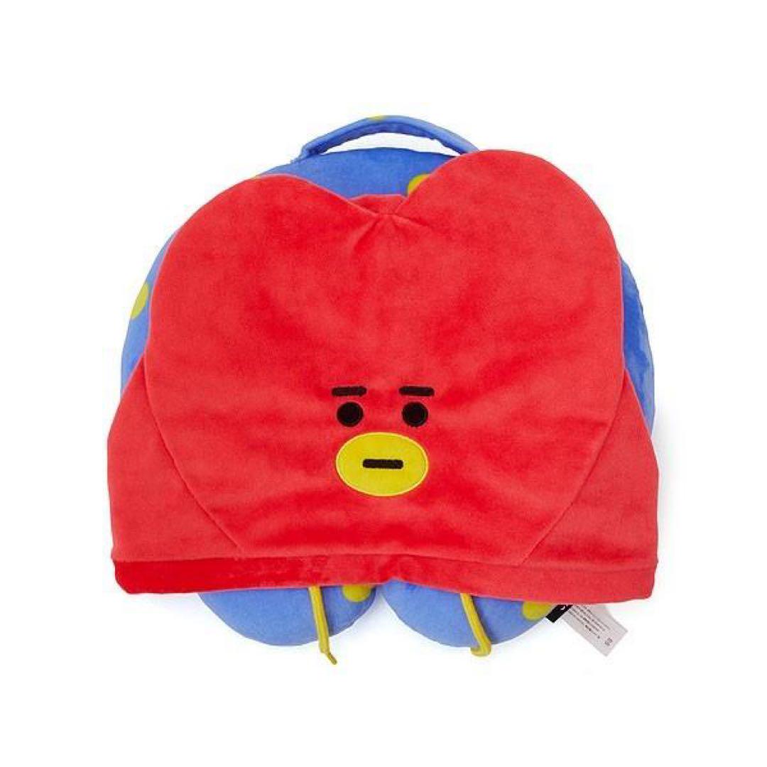 

[Б/У] BT21 TATA Подушка-подголовник с капюшоном BTS V