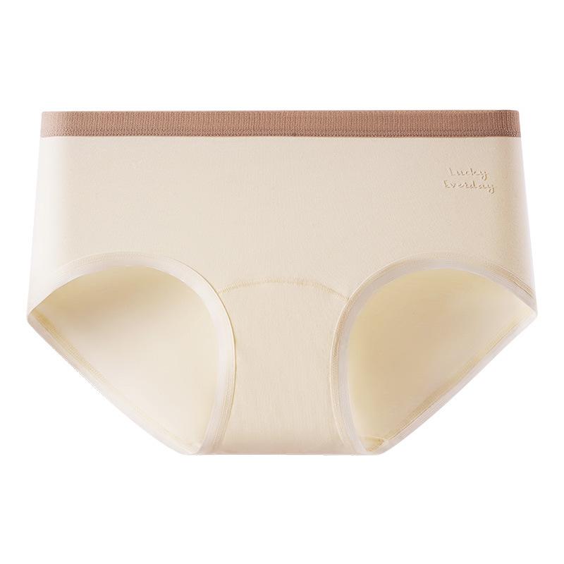 Plus Size Women's Spring and Summer Cotton Anti Bacterial Extended Mid Waist Briefs