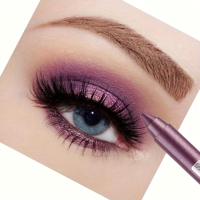Waterproof Eyeshadow Pen, Lasting, Strong Pigment Eyeshadow Pen Can Draw Eyeshadow and Eyeliner, Multi-purpose Eyeshadow Pen with Pencil Sharpener