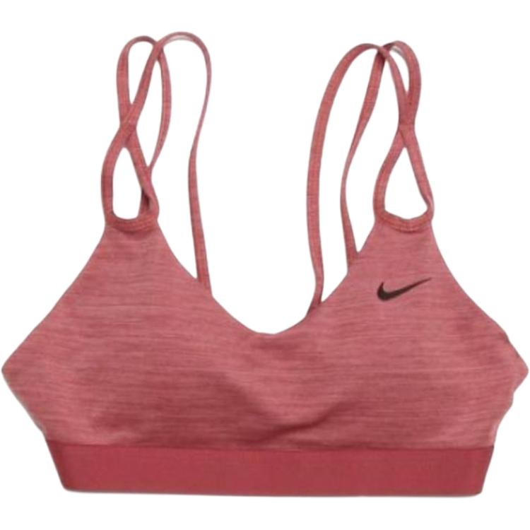 

Nike Спортивный бюстгальтер с логотипом и принтом, женское нижнее белье, розовый BV4865-661 XS