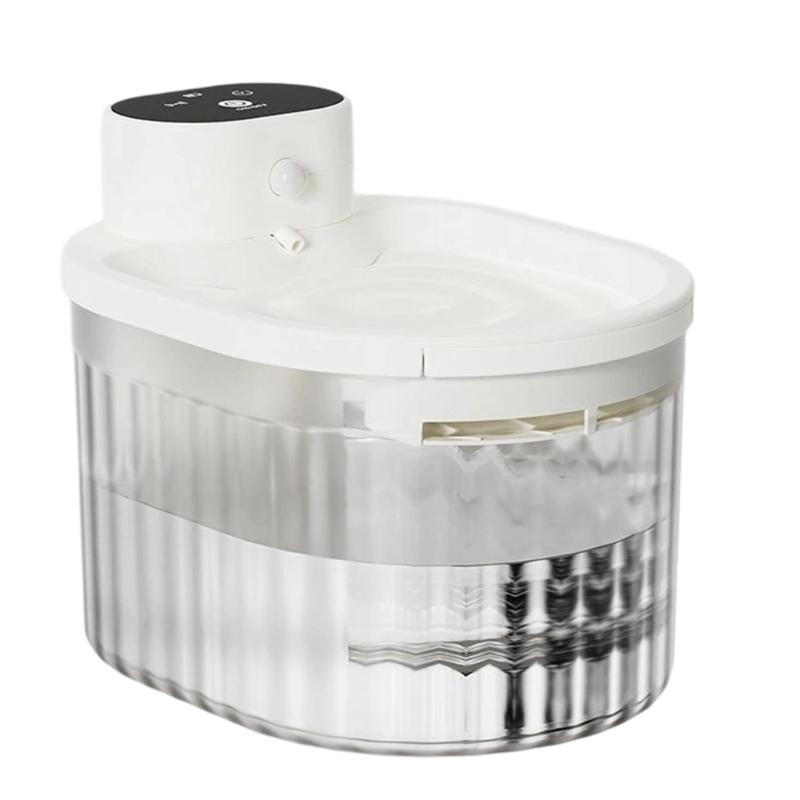 Cats Water Fountain Automatic Dogs Pet Drinking Mute Water Dispenser Large Capacity Quiet Automatic Fountain белый