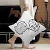 NNeujeok Office Cushion Pillowcase Car Cushion CoverXCM Lumbar Pillowcase Sofa Pillowcover