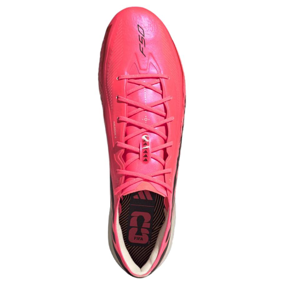 adidas F50 Hyperfast Elite FG Tacchetti Unisex Solar Turbo Rosa Nucleo Solar-Turbo Nero JR5386