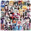 50/100pcs Cartoon Mix Demon Slayer NANA Anime Stickers Decals Skateboard Laptop Motorcycle Graffiti Waterproof Sticker Kids Toys