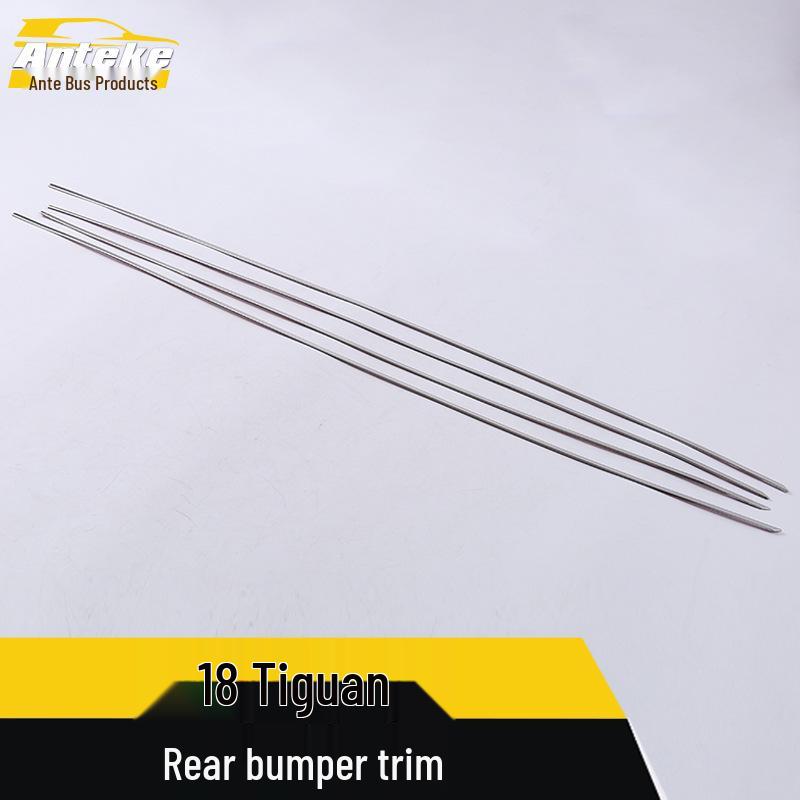 Tayron Rear Bumper Trim: Anti-Scratch Collision Cover & Decorative Sticker for 18 Models