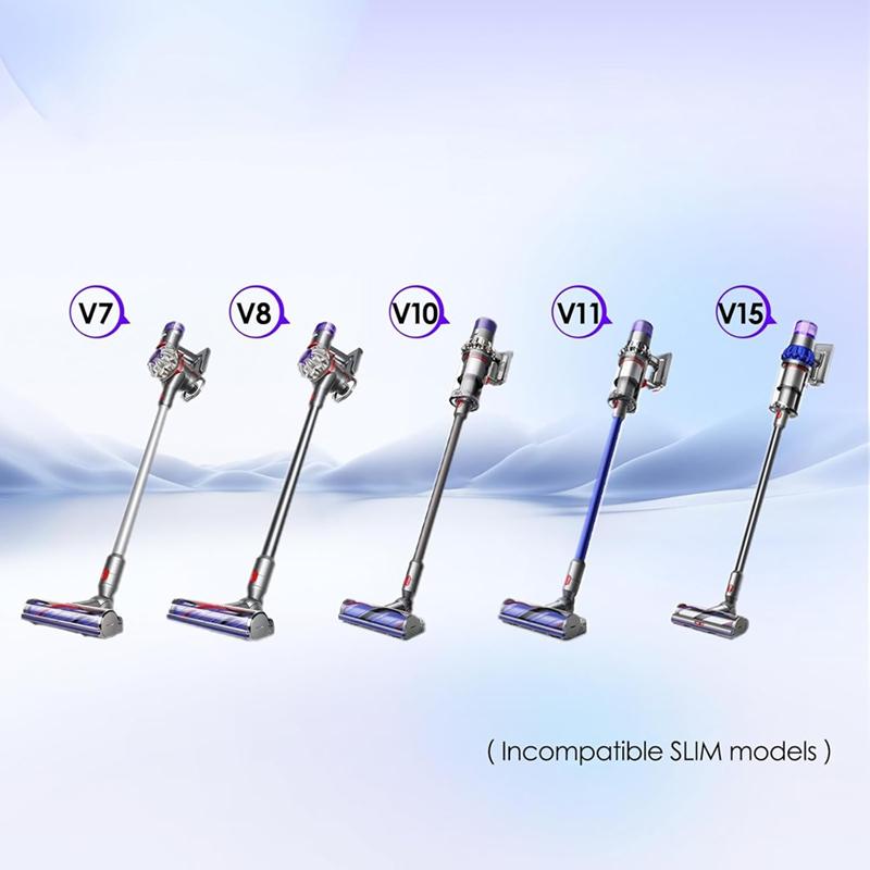 Direktantriebsmotor-Reinigungskopf für Dyson V7 V8 V10 V11 V15 Akku-Staubsaugerteile, Turbinenbodenbürstenkopf