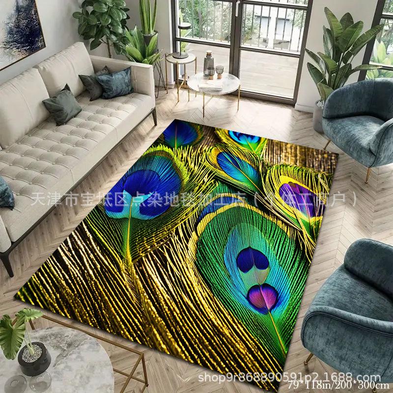 Koberec do obývacího pokoje Koberec k posteli do ložnice Koberec do obývacího pokoje Odolný proti nečistotám a snadno udržovatelný koberec