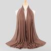 Hot Malaysian Indonesian Pearl Chiffon Stone Edge Turban Spring and Summer Long Women's Hijab Scarf 70x180cm