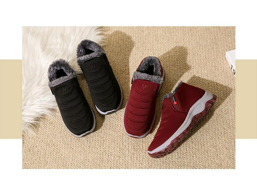 Men's Winter Non-Slip Warm Velvet-Lined Snow Boots