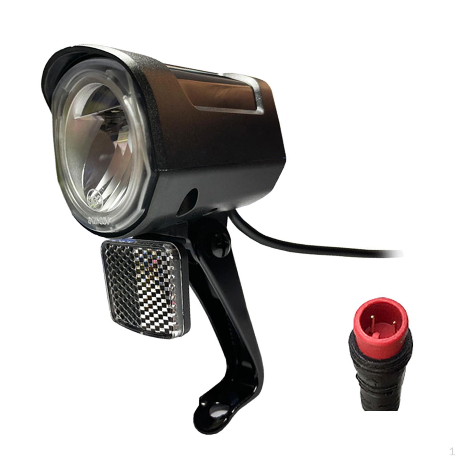 

Bicycle Headlight 12V 36V 48V Universal Voltage DIY Mountain Front Light for Cycling Night Waterproof Connector