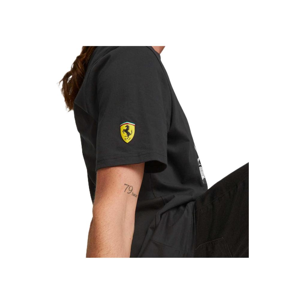 Puma Loose Breathable Soft Comfortable Short Sleeve T-Shirt Unisex Tops Black 538184-01