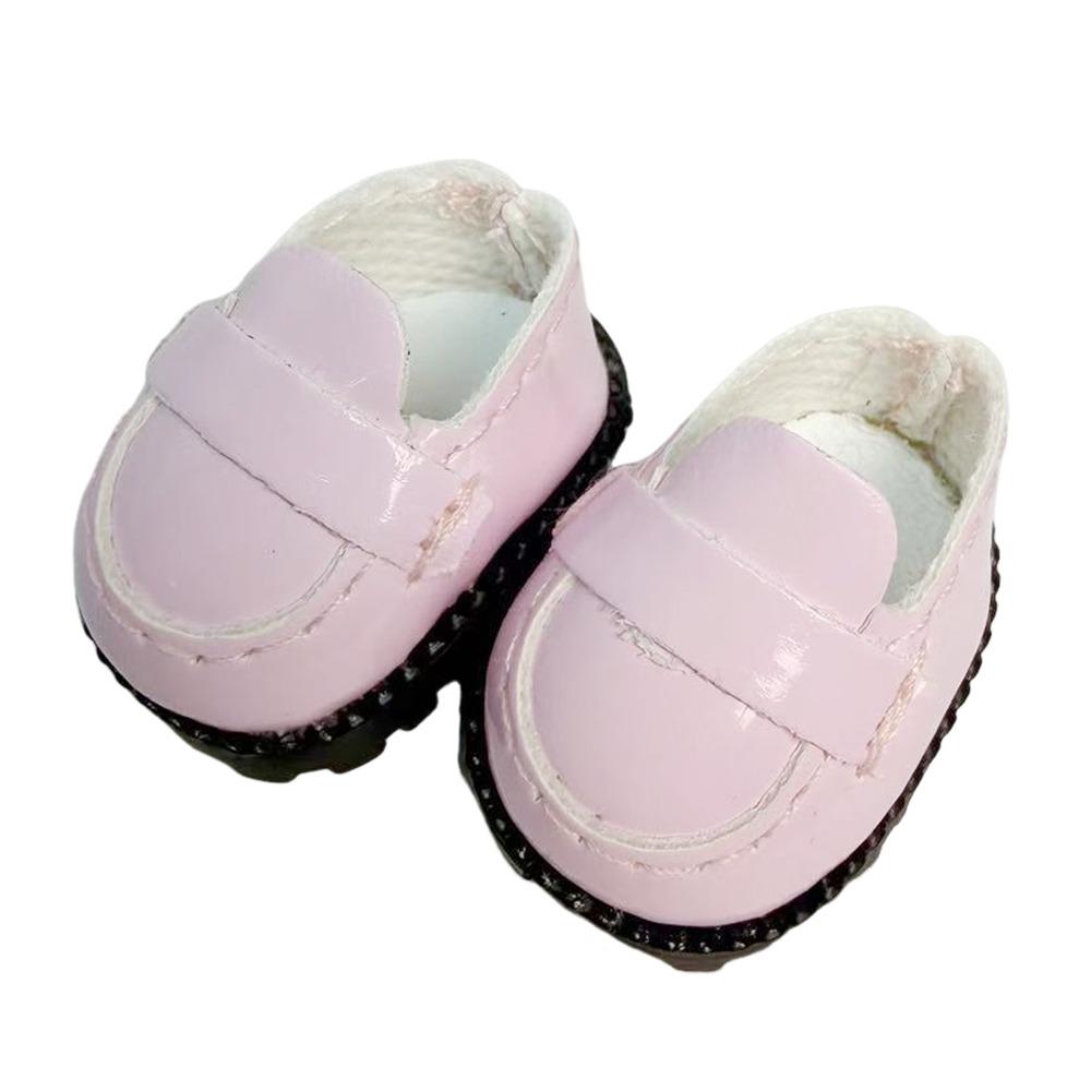 Leather Material Doll Leather Shoes 3.5cm Size Mini Doll Shoes Mini Doll Doll Boots OB27 Doll