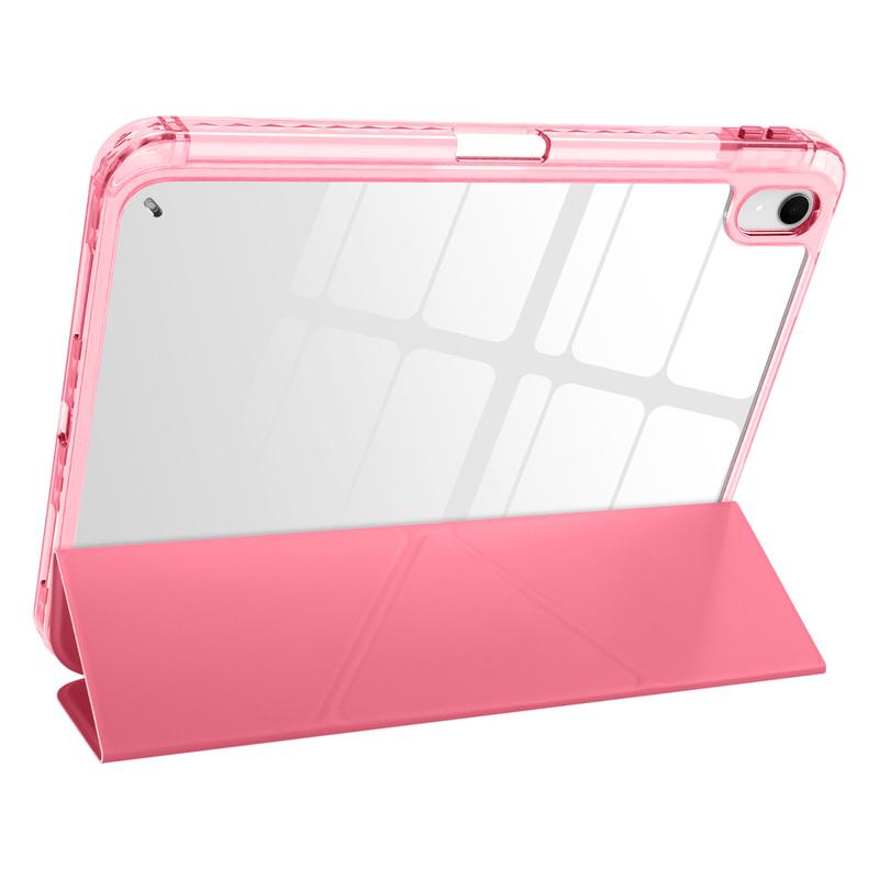 Per iPad A16 11 10 12ª Generazione iPad Pro Air 8 7 6 5 4 3 11 13 12.9 " M5 M4 M3 M2 Custodia Pieghevole in PU Acrilico con Portapenne